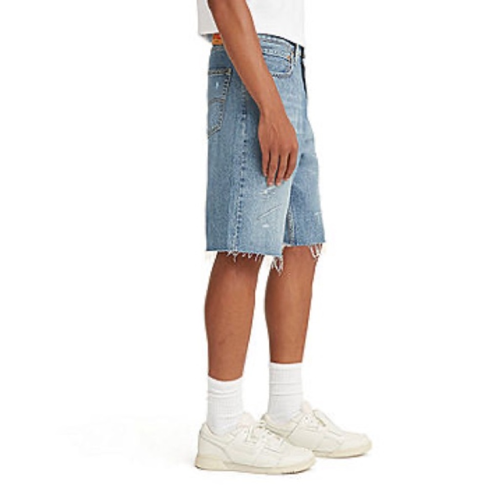 Levi's 469 Loose Men's Denim Distressed Shorts